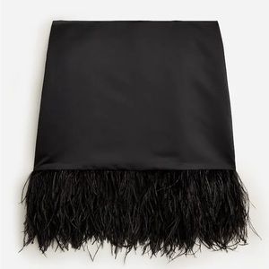 J crew feather skirt